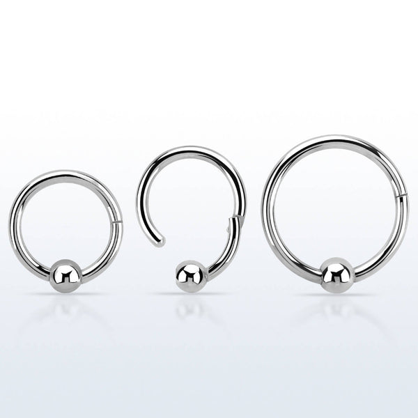 316L Stainless Steel (surgical steel) CBR Hinged Segment