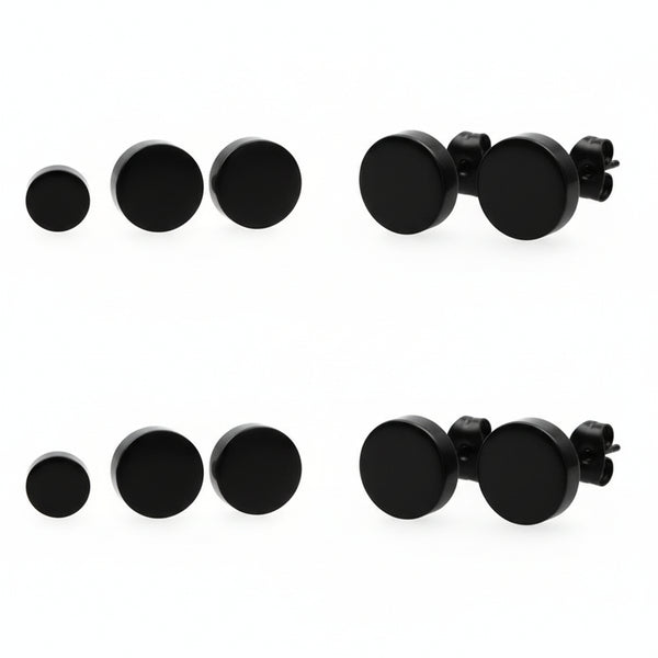 316L Stainless Steel (Surgical Steel) Flat Studs Earrings