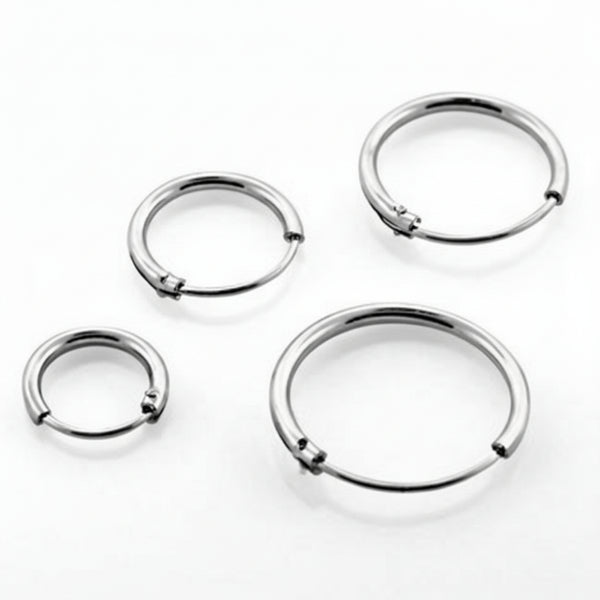 .925 Sterling Silver Sleepers Earring Hoops