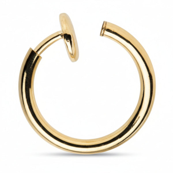 Surgical Steel Non-pierced Hoop w/ Spring Closure