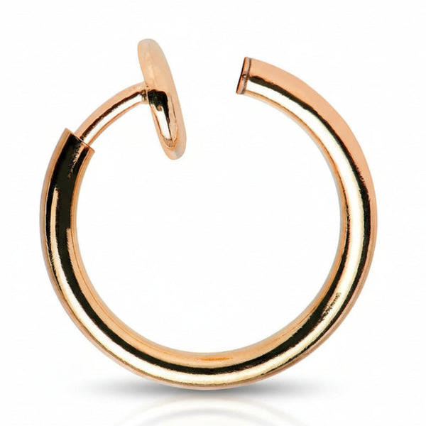 Surgical Steel Non-pierced Hoop w/ Spring Closure